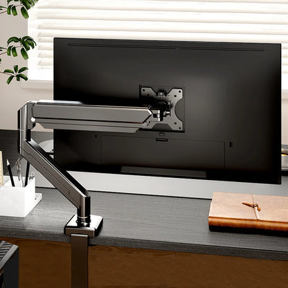 Universal Single Monitor Desk Mount – Adjustable Bracket for Screens Up to 32" and 19.8 lbs