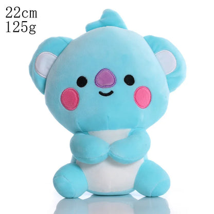 BTed Plush Toys Keychain – Kawaii Mini Anime Pendant 12-22cm Soft Stuffed Animal Doll Gift for Kids