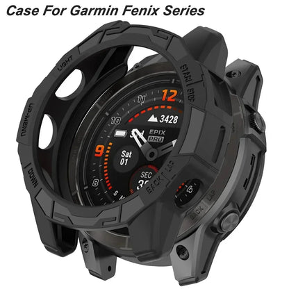 Hollow Protective Silicone Case for Garmin — Bumper Cover for Fenix 7/7S/7X and Epix Pro (42mm, 47mm, 51mm)