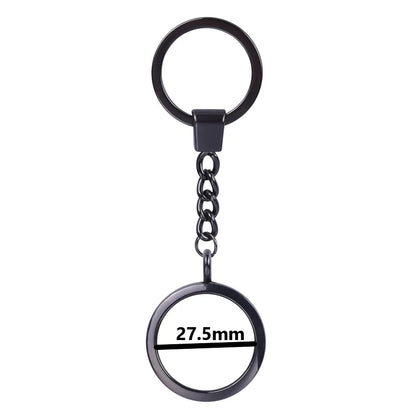 25-40mm Round Openable Reliquary Locket - Photo Memory Pendant, Cremation Ashes Keepsake, Glass Keychain & Memorial Jewelry