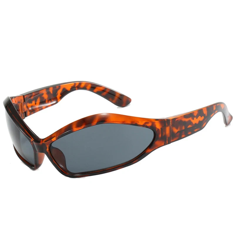 Y2K Punk Sunglasses - Special-Shaped UV400 Windproof Goggles for Men and Women, Cycling and Party Eyewear