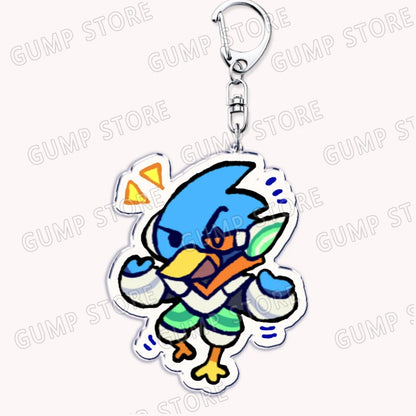 Deltarune & Undertale Keychains – Ralsei, Kris, Susie & Spamton Fan Gaming Accessories