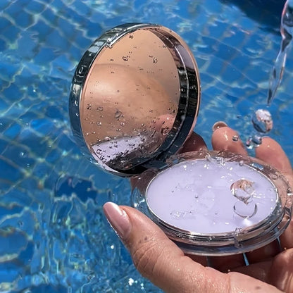 Candy Bella Violet Cream-to-Powder Contouring Makeup - Skin-Friendly, Long-Lasting Oil-Control Face Powder