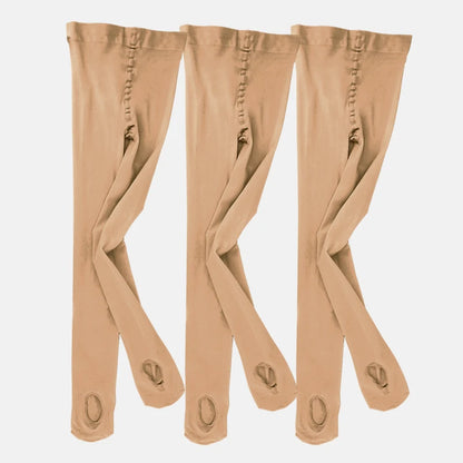 60D Convertible Ballet Tights - Seamless Dance Stockings with Foot Hole for Women