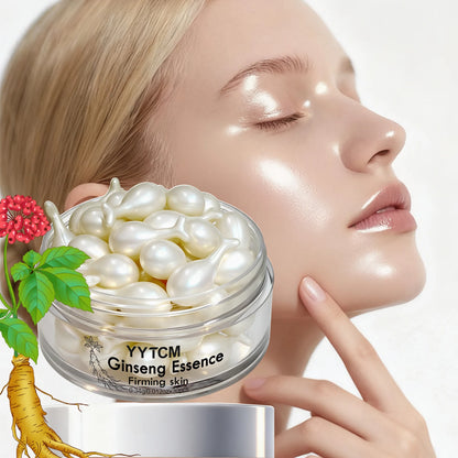 Ginseng Essence Capsules - Moisturizing Firming Serum with Retinol, Niacinamide & Vitamin E
