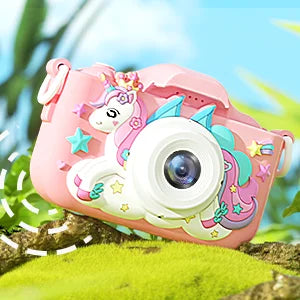 1080P HD Kids Digital Camera — Toddler Video Camera with 2.0-inch Screen & Silicone Case