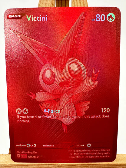 PTCG White & Black Victini Zekrom Reshiram Cards - English Anime Trading Card Collection