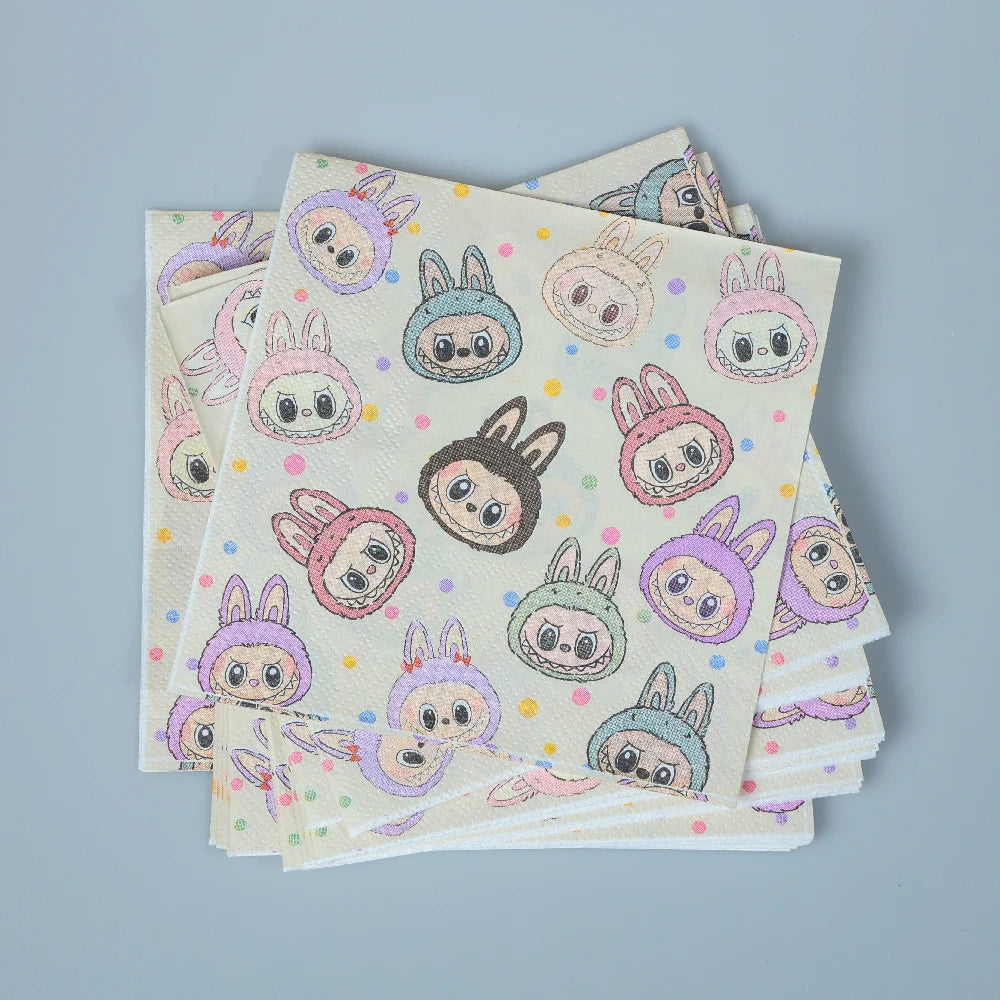Doll Birthday Party Supplies – Disposable Tableware, Balloons, Banner & Stickers