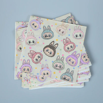 Doll Birthday Party Supplies – Disposable Tableware, Balloons, Banner & Stickers