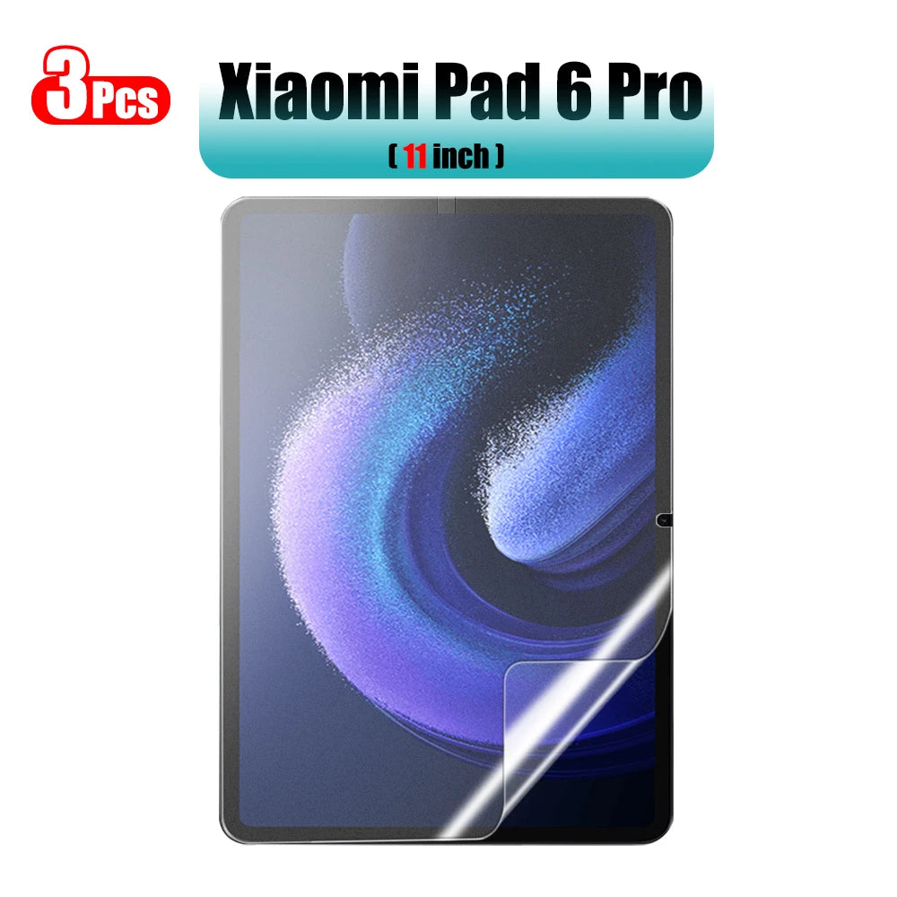 Paper-Feel Screen Protector for Xiaomi Pad 7 Pro 11.2 & Pad 6/6S Pro 12.4 – Matte Anti-Glare Film (Non-Glass)