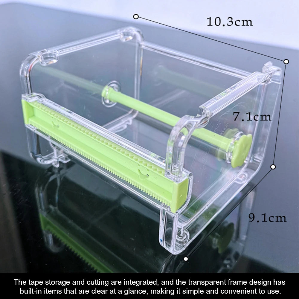 DIY Painting Model Masking Tape Dispenser: Washi Tape Cutter & Storage Box - Office Tape Holder Tools