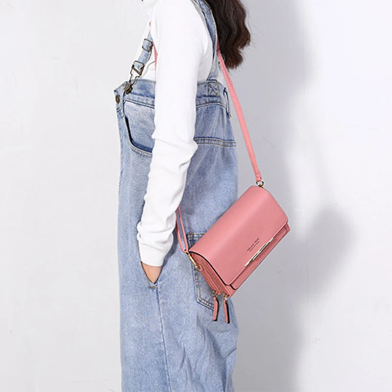 New PU Leather Women's Handbags: Stylish, Multifunctional Shoulder & Crossbody Bags - Large Capacity & Fashionable Phone Purse