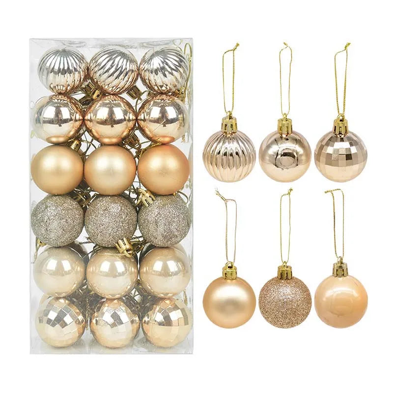 Christmas Ball Ornaments – Hanging Tree Pendants for Xmas, Home Decor, 2026 New Year & Holiday Gifts