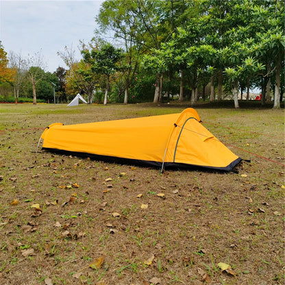 Lightweight Backpacking Tent – Outdoor Camping Sleeping Bag Tent for Single Person Use