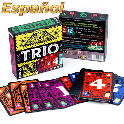 Spanish Trio Card Game Set – Party Games Including The Imposter, Arre Unicorn & More