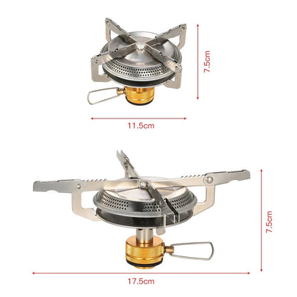 Ultralight Outdoor Camping Gas Stove – Portable Burner for Hiking, Backpacking, Picnic & Cooking