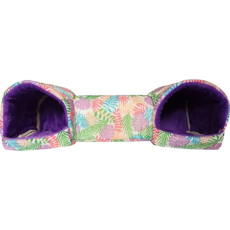 Small Pet Hideaway Tunnel - Cozy Hamster, Gerbil, Guinea Pig, and Ferret Sleeping Cave and Hideout Toy