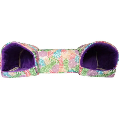 Small Pet Hideaway Tunnel - Cozy Hamster, Gerbil, Guinea Pig, and Ferret Sleeping Cave and Hideout Toy