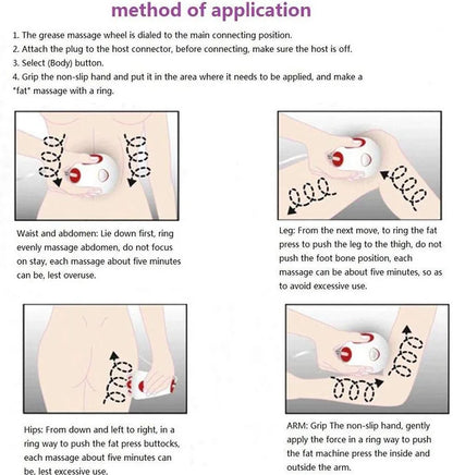 Infrared Electric Anti-Cellulite Massager – 3D Roller Slimming Device for Fat Reduction, Muscle Relaxation & Body Shaping
