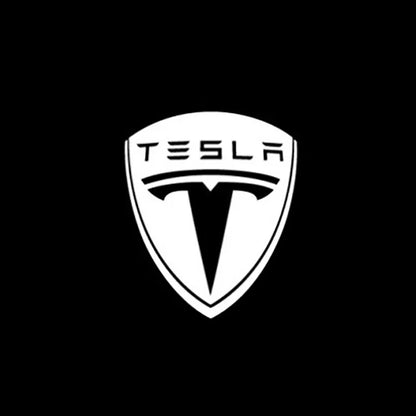 Tesla LED Welcome Light – 2/4PCS Ultra-Bright Puddle Projector Lights for Model Y, 3, S & X