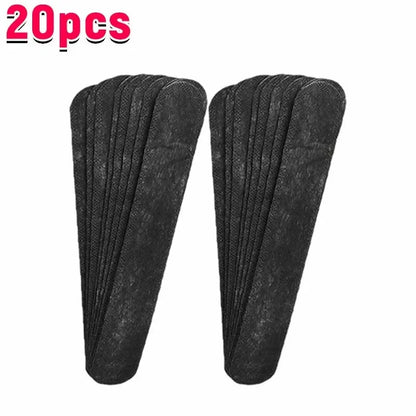 40PCS Hat Sweat Absorber Stickers – Summer Cap Liner Bands, Adhesive Sweatband Strips for Visor Hats Size Reduction