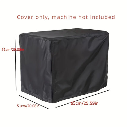 Heavy Duty Black Generator Cover – UV Resistant Waterproof Durable Outdoor Protection, Fits Most Generators for All-Weather Use