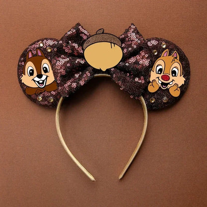 Toy Story Character Headbands - Sequin Bow, Woody, Buzz Lightyear & Alien Hair Accessories for Girls