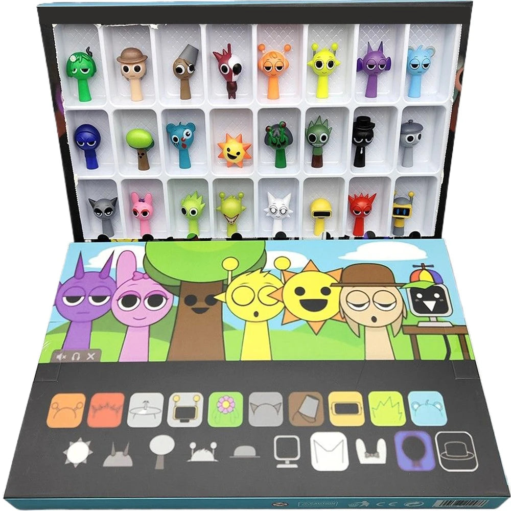 2025 Sprunki Action Figures Set — Sprunkies Game Collectible Toys Birthday Gift for Fans
