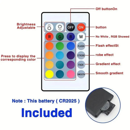 Bluetooth LED Strip Lights - Smart 5050 RGB App Remote TV & Home Decor Lighting