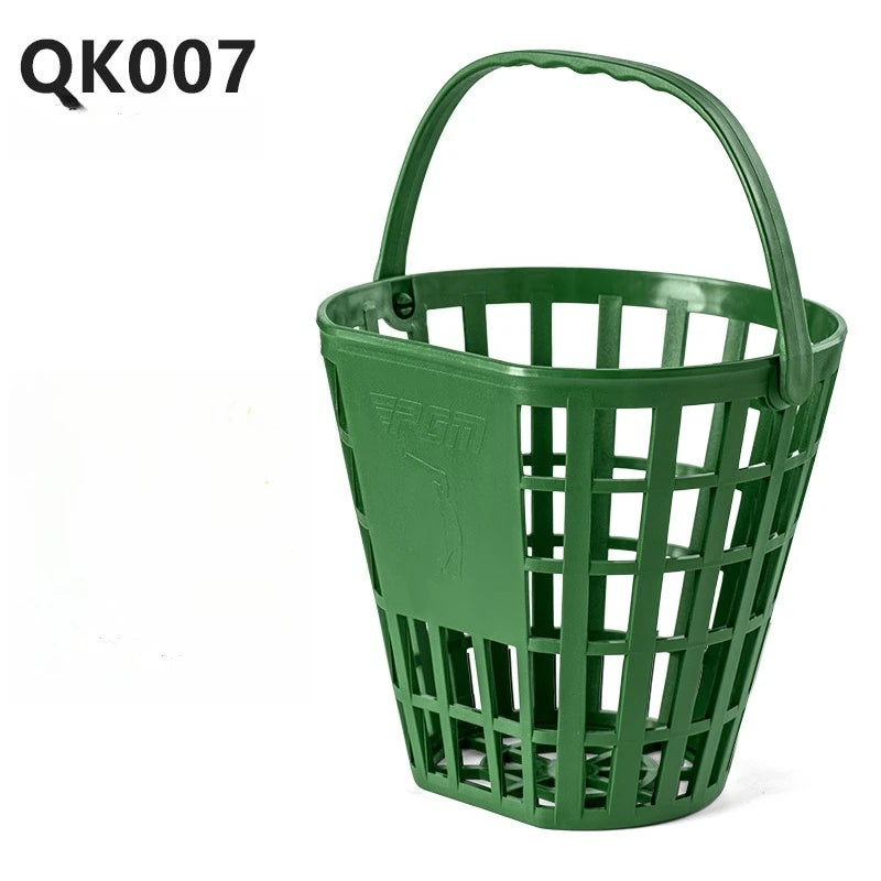 PGM Portable Golf Ball Basket – Eco-Friendly PP Storage Holder, Holds 50 Balls, Lightweight Practice & Training Equipment QK007