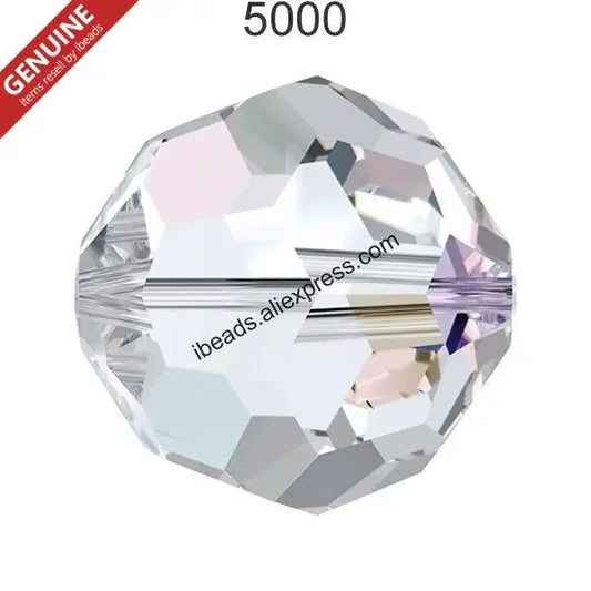 Genuine Austrian Crystal Round Beads - Timeless Rhinestone Spacer Beads for DIY Jewelry Making