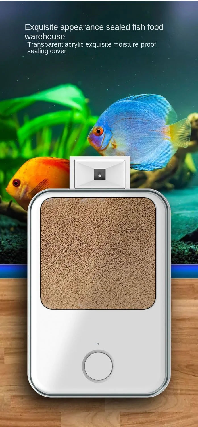 Automatic Aquarium Fish Tank Feeder – WiFi Wireless Smart App & Voice Control with Timing & Remote Feeding