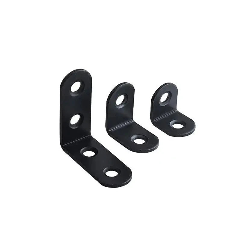 12PCS L Bracket Shelf Supports - 90 Degree Right Angle Corner Joints for Shelves Furniture & Wooden Boxes