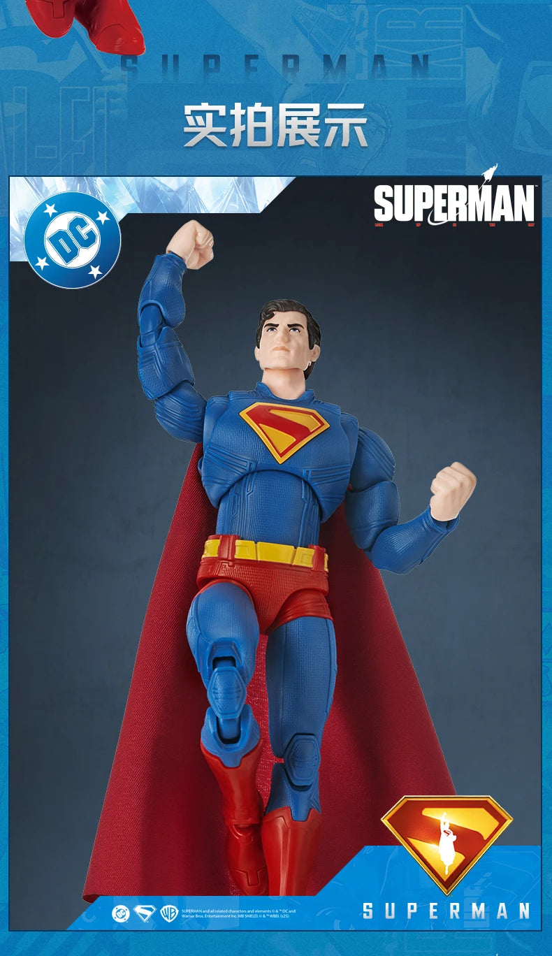 Blokees 2025 David Superman Action Figure – Classic Assemble Toy Model for Kids’ Collection & Gift