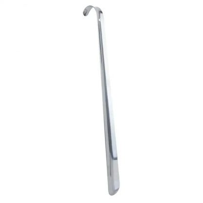 Professional 42cm Stainless Steel Shoehorn – Easy-Handle Metal Shoe Extractor and Lazy Shoe Helper Accessory