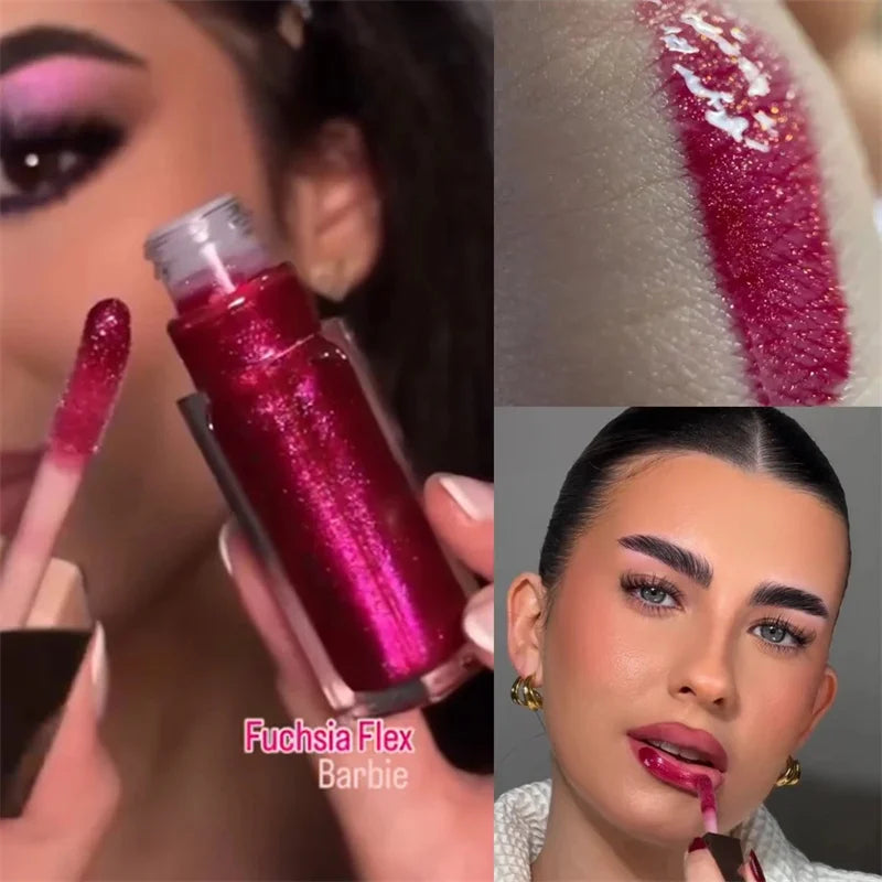 Fenty Beauty Lip Glaze – Moisturizing Glitter Lip Plumper Liquid Lipstick for Women & Beginners