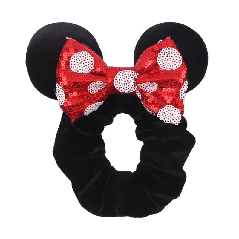 Velvet Mouse Scrunchies - Cute Elastic Ponytail Holders & Hair Accessories for Girls