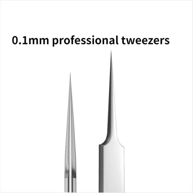 German Ultra-Fine No. 5 Cell Pimples Blackhead Clip Tweezers: Beauty Salon Special Scraping & Closing Tool