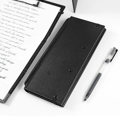 Nurse Folding Clipboard – Portable Black 9.48in Clipboard for Doctors, Nurses & Nursing Students, Office Supplies