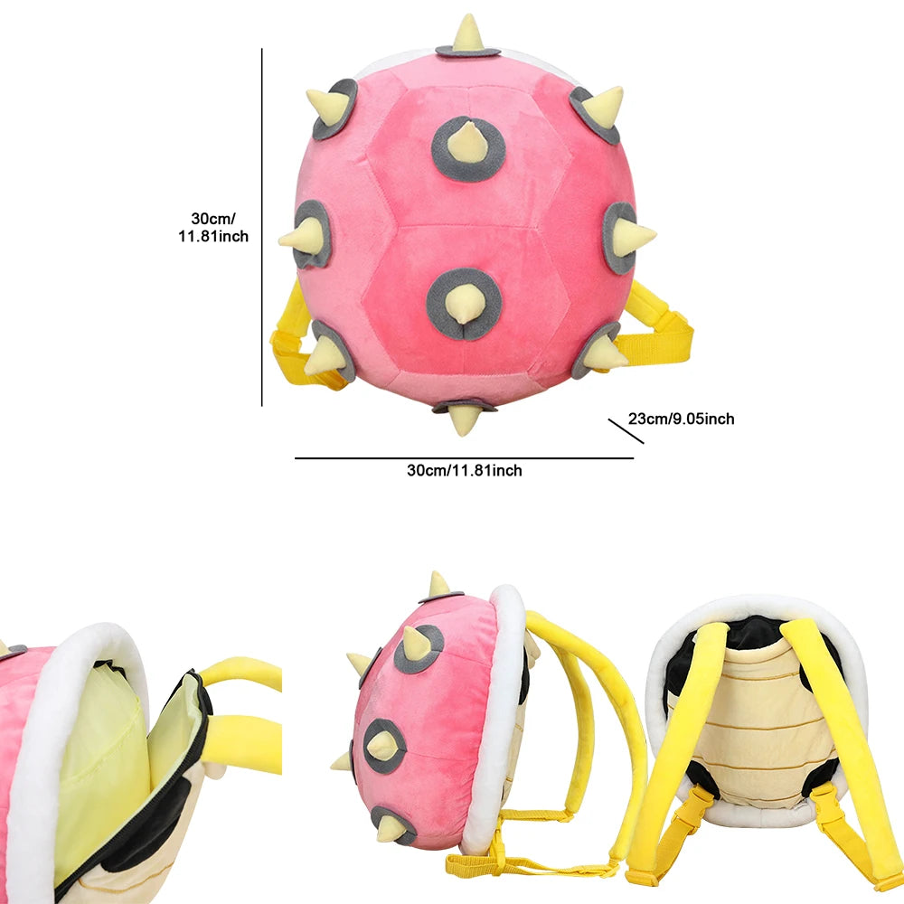 Super Mario Plush Backpack – 9 Styles Including Bowser, Yoshi & Koopa Troopa Cartoon Stuffed Toy Bag