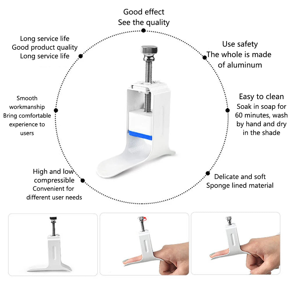 Finger Straightener Splint — Joint Support Brace & Medical Finger Rehabilitation Holder for Arthritis & Injury