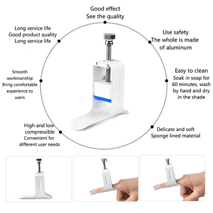 Finger Straightener Splint — Joint Support Brace & Medical Finger Rehabilitation Holder for Arthritis & Injury