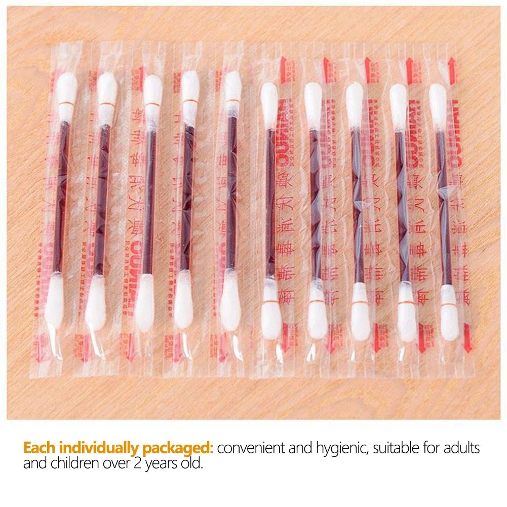 10/20/50/100-Piece Disposable Iodine Cotton Swabs – Medical Antiseptic Sticks for First Aid, Wound Care, and Outdoor Emergency Kits