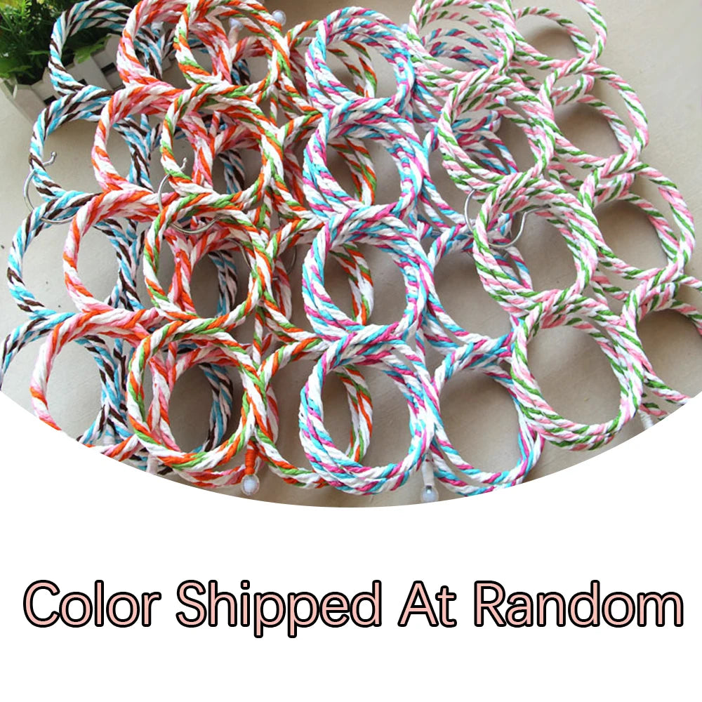 28-Hole Foldable Scarf Organizer - Rattan Weave Tie, Belt, and Shawl Hanger, Wardrobe Storage Display Rack