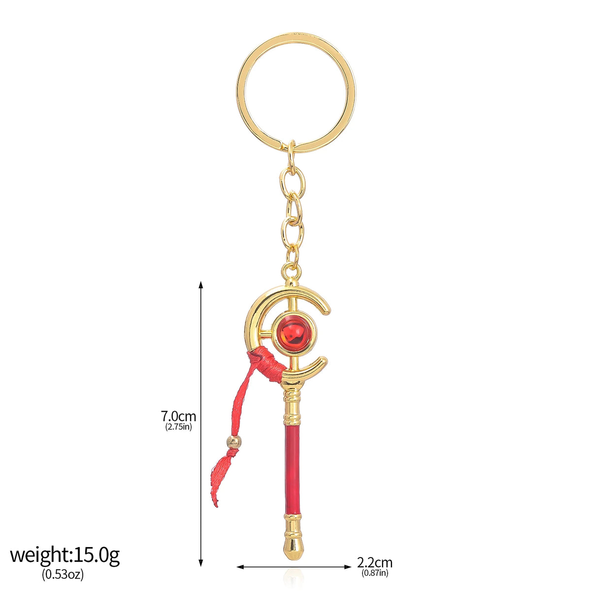 Frieren Magic Wand Keychain - Anime Cosplay Pendant Hanging Ornament and Decorative Gift