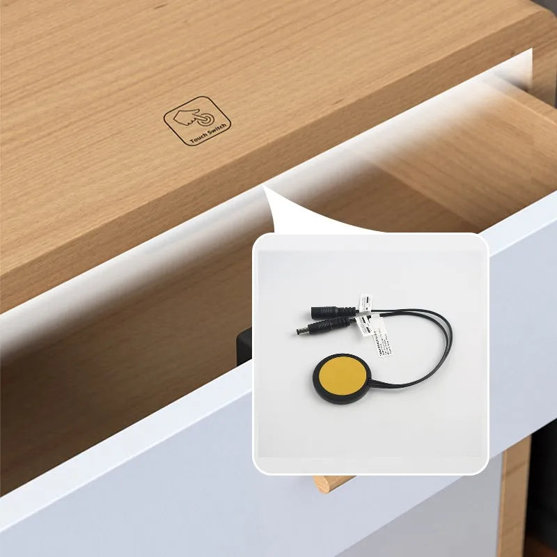 DC 12V/24V Touch Sensor Switch – 5A 60W Penetrable Smart Touch Switch for Cabinet & LED Lighting