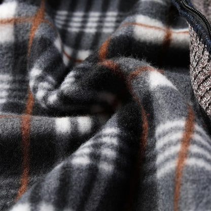 Men's Warm Fleece Cardigan Sweater - Full Zip Slim Fit Knitted Winter Jacket Coat