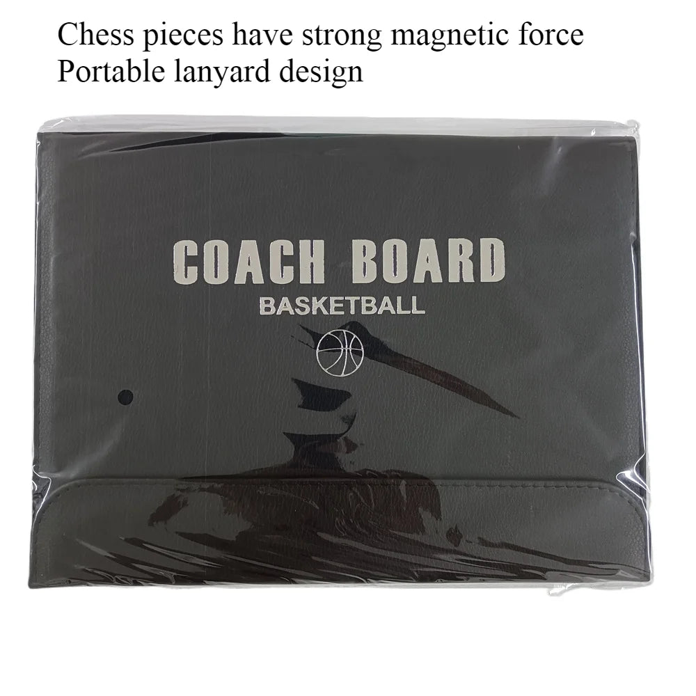 Folding Magnetic Basketball Coach Board – Portable Tactical Clipboard for Training & Game Strategy