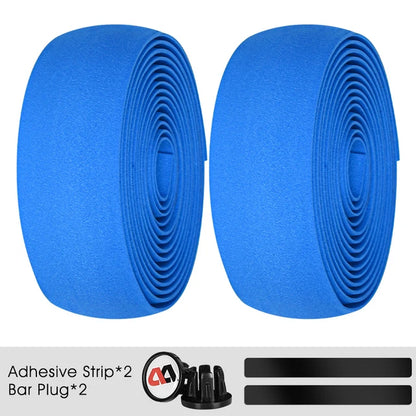 WEST BIKING EVA High Tenacity Handlebar Tape — Shock Absorbing Adhesive Bar Tape with Holes for Road Bikes