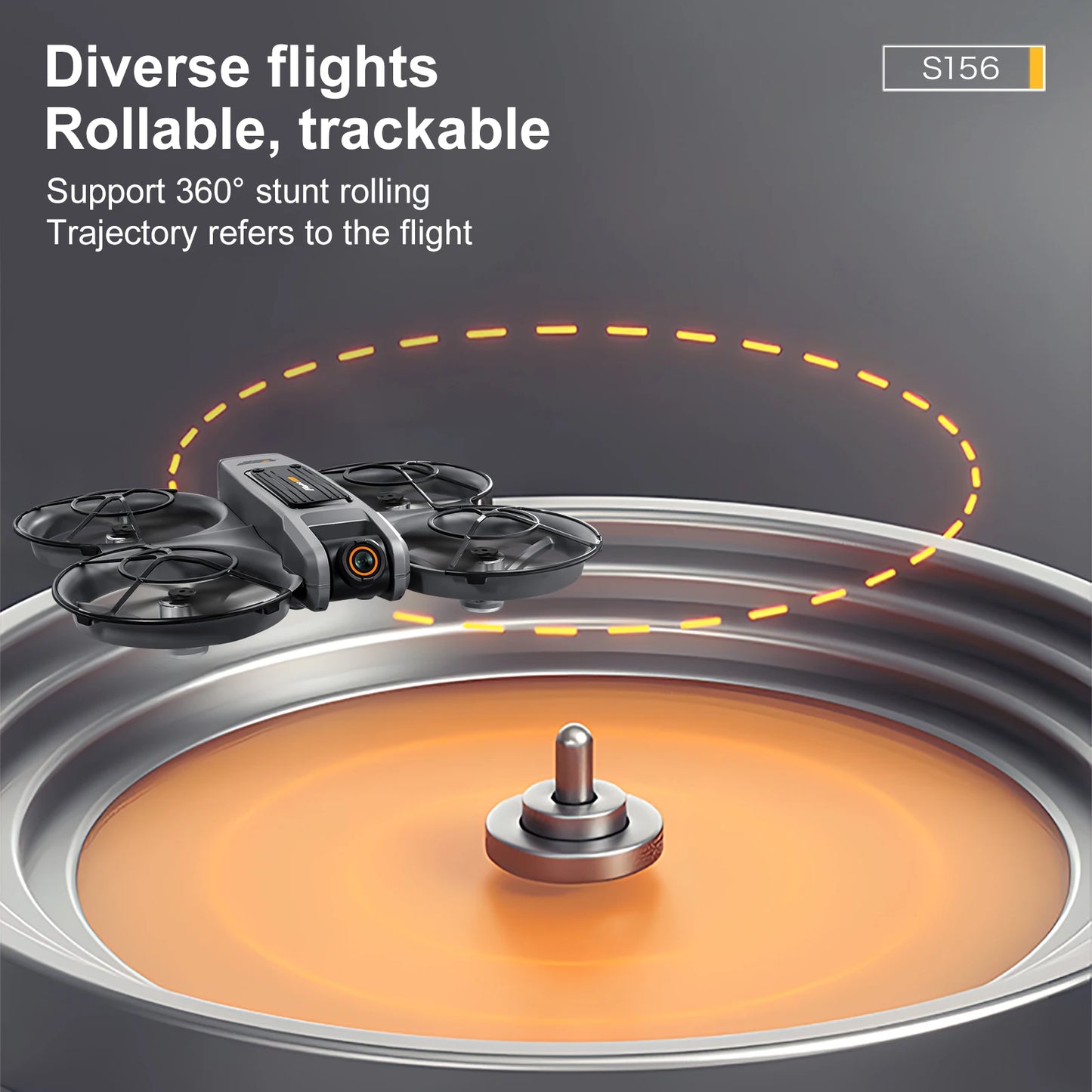 S156 GPS Foldable Drone – 8K Dual Camera, 5G WiFi, 360° Obstacle Avoidance, Brushless Motor FPV Quadcopter Toy